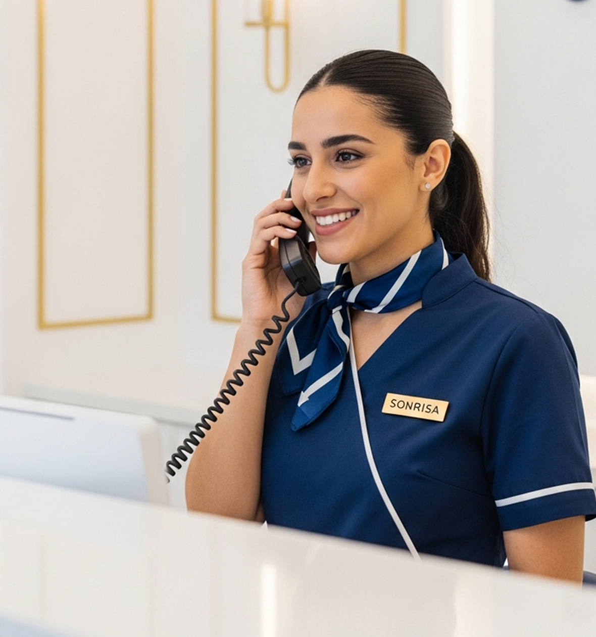 Receptionist at Sonrisa Clinic
