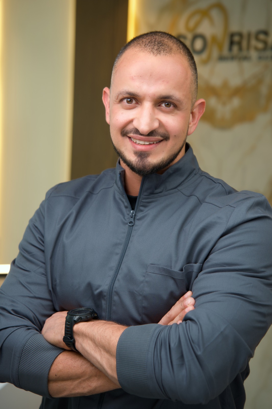 Dr. Khalid AbuTaqiya — Restorative & Cosmetic Dentist at Sonrisa Dental Clinic, JVC Dubai
