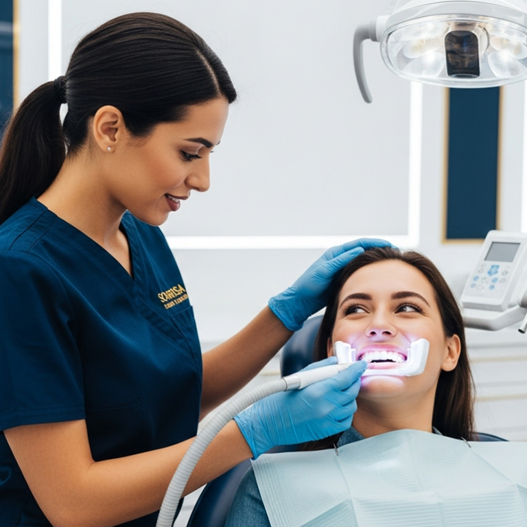 Dentist and patient 14